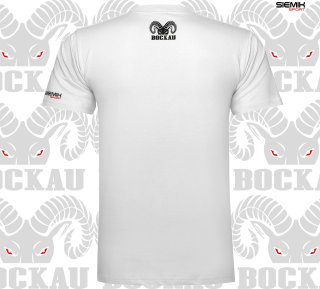  T-Shirt White / Black Bock  SC Teutonia Bockau Siemik Sport
