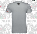 T-Shirt Grau Melange/Black  Bock SC Teutonia Bockau...