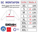 SC Montafon Vereinslongshirt Blau Herren Cotton