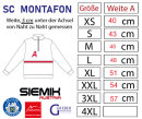 SC Montafon Vereinslongshirt Blau Damen  Cotton M