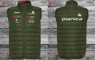 Planica Kneissl Weste warm Skiteam Siemik Ski Austria Navy - Blue Premium Skifliegen