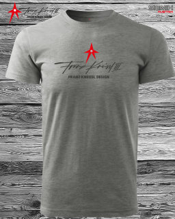 KNEISSL "STAR" Premium Shirt Men Grau Melange
