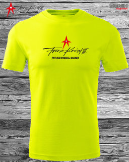 KNEISSL "STAR" Premium Shirt Men Lime Farben