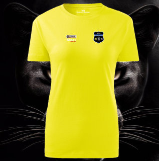 T-Shirt Women VfB Grünhain Beierfeld Yellow Lime Siemik Sport