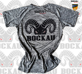 Women T-Shirt Bock Black Melange SC Teutonia Bockau Siemik Sport