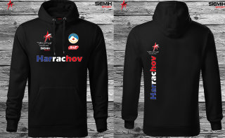 Harrachov Team Skifliegen Hoodie Kapuzenpullover Rass Siemik Kneissl Sportsgroup Black Premium