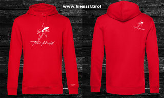 KNEISSL Hoodie Skijumping Men Red Premium  Franz Kneissl III Tirol "Red Star"