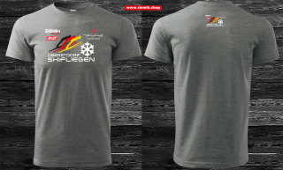 Oberstdorf SkifliegenT-Shirt mit Elasthan Team SIEMIK KNEISSL RASS Sportsgroup Grau Melange  Premium