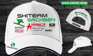 Skiteam Sachsen Alpin Cap  KNEISSL-SIEMIK - Sportsgroup Premium Cap White