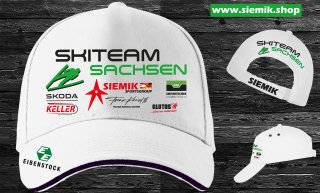 Skiteam Sachsen Skisprung  Cap KNEISSL-SIEMIK - Sportsgroup Premium Cap Weiss