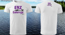 Erzgebirge T-Shirt Herren Premium Weiss Lila  Design by...